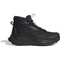 ADIDAS Herren Multifunktionsstiefel Terrex Winter Leather Mid Cut Rain.Rdy Cold.Rdy, Größe 40 ⅔ in Schwarz