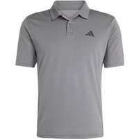 ADIDAS Herren Polo WORKOUT ESSENTIALS BASE, Größe 3XL in Grau