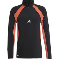 ADIDAS Herren Rolli Tech Apparel 1/4 Zip Top, Größe XL in Schwarz