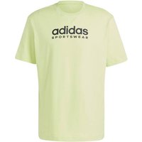 ADIDAS Herren Shirt All SZN Graphic, Größe M in Grün