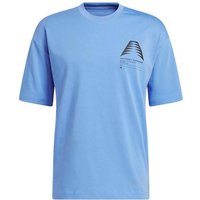 ADIDAS Herren Shirt ANTHONY EDWARDS GFX SCHEMATIC TEE, Größe S in Blau