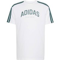 ADIDAS Herren Shirt Codes Collegiate Linear Graphic, Größe M in Weiß