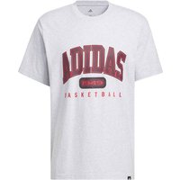ADIDAS Herren Shirt Collegiate Grafik, Größe XXL in Grau