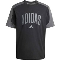 ADIDAS Herren Shirt COLLEGIATE (normal & lang), Größe M in Schwarz
