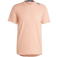 ADIDAS Herren Shirt Designed for Training, Größe S in Braun
