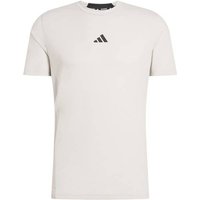 ADIDAS Herren Shirt Designed for Training Workout, Größe XXL in Weiß