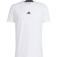 ADIDAS Herren Shirt Designed for Training Workout, Größe L in Weiß