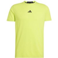 ADIDAS Herren Shirt Designed for Training Workout, Größe M in Gelb