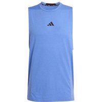 ADIDAS Herren Shirt Designed for Training Workout, Größe XXL in Blau