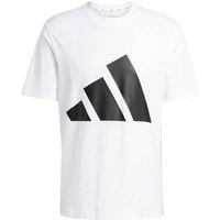 ADIDAS Herren Shirt Essentials Big Logo, Größe XS in Weiß