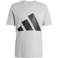 ADIDAS Herren Shirt Essentials Big Logo, Größe S in Grau