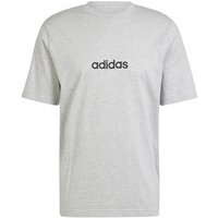 ADIDAS Herren Shirt Essentials Linear Single Jersey, Größe S in Grau