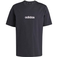 ADIDAS Herren Shirt Essentials Linear Single Jersey, Größe S in Schwarz