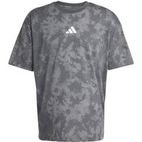ADIDAS Herren Shirt FUN TRAINING Grafik, Größe M in Grau
