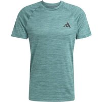 ADIDAS Herren Shirt Gym+, Größe XXL in Grün