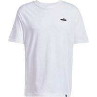ADIDAS Herren Shirt Lounge Slide Graphic, Größe XXL in Weiß