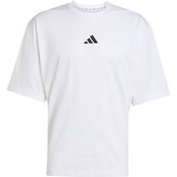 ADIDAS Herren Shirt Power Oversize, Größe XXL in Weiß