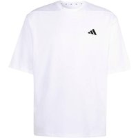 ADIDAS Herren Shirt PrimeLift Essentials Workout Grafik, Größe L in Weiß