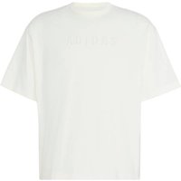 ADIDAS Herren Shirt SOFT LUX GRAFIK (normal & lang), Größe M in Weiß