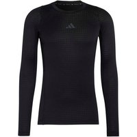 ADIDAS Herren Shirt TECHFIT CLIMAWARM, Größe L in Schwarz