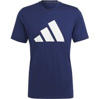 ADIDAS Herren Shirt Train Essentials Feelready Logo Training, Größe S in Blau