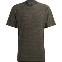 ADIDAS Herren Shirt Train Essentials Stretch Training, Größe M in Grau