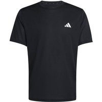 ADIDAS Herren Shirt WORKOUT ESSENTIALS BASE 3-STREIFEN, Größe XXL in Schwarz
