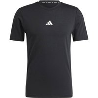 ADIDAS Herren Shirt Workout Logo, Größe S in Schwarz