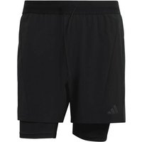 ADIDAS Herren Shorts D4T WORKOUT 2IN1, Größe 3XL in Schwarz