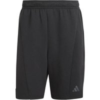 ADIDAS Herren Shorts Designed for Training Knit (Länge 9 Zoll), Größe XL in Schwarz