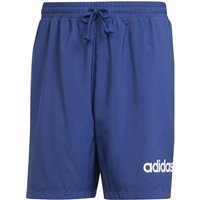 ADIDAS Herren Shorts Essentials Linear Logo, Größe S in Blau