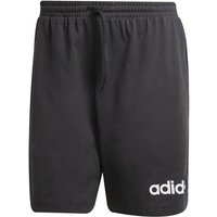ADIDAS Herren Shorts Essentials Linear Single Jersey, Größe XXL in Schwarz