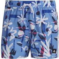 ADIDAS Herren Shorts FLO CLX VSL, Größe S in Blau