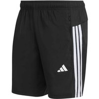 ADIDAS Herren Shorts WORKOUT ESSENTIALS BASE 3-STREIFEN WOVEN (Länge 7 Zoll), Größe XS in Schwarz