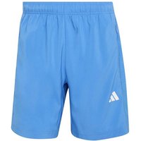 ADIDAS Herren Shorts WORKOUT ESSENTIALS BASE WOVEN (Länge 7 Zoll), Größe XXL in Blau