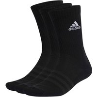 ADIDAS Herren Socken Cushioned Crew, 3 Paar, Größe 40-42 in Schwarz