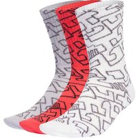 ADIDAS Herren Socken GER AOP 3PP, Größe 46-48 in Grau