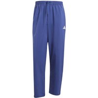 ADIDAS Herren Sporthose Essentials Small Logo Open-Hem Stanford, Größe M/T in Blau