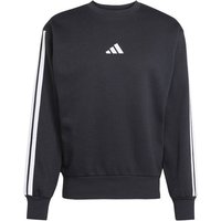 ADIDAS Herren Sweatshirt Essentials 3-Streifen, Größe XXL in Schwarz