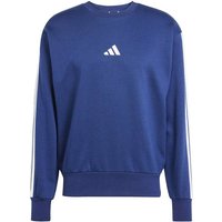 ADIDAS Herren Sweatshirt Essentials 3-Streifen, Größe S in Blau