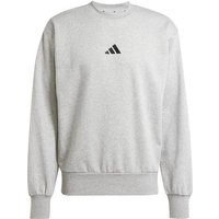 ADIDAS Herren Sweatshirt Essentials Feelcozy, Größe XXL in Silber