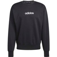 ADIDAS Herren Sweatshirt Essentials Linear Fleece, Größe M in Schwarz