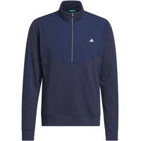 ADIDAS Herren Sweatshirt ULTIMATE365+ COURSE CONTROL HYBRID QUARTER-ZIP, Größe S in Blau