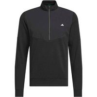 ADIDAS Herren Sweatshirt ULTIMATE365+ COURSE CONTROL HYBRID QUARTER-ZIP, Größe L in Schwarz