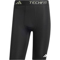 ADIDAS Herren Tight TECHFIT Compression Training kurze, Größe XXL in Schwarz