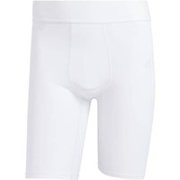 ADIDAS Herren Tight TECHFIT kurze, Größe M in Weiß