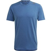 ADIDAS Herren Training T-Shirt, Größe M in Blau