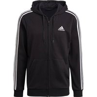 ADIDAS Herren Trainingsjacke, Größe S in Schwarz