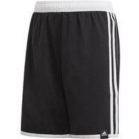 ADIDAS Kinder 3-Streifen Badeshorts, Größe 128 in Schwarz