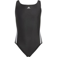 ADIDAS Kinder Badeanzug 3-Streifen, Größe 140 in Schwarz